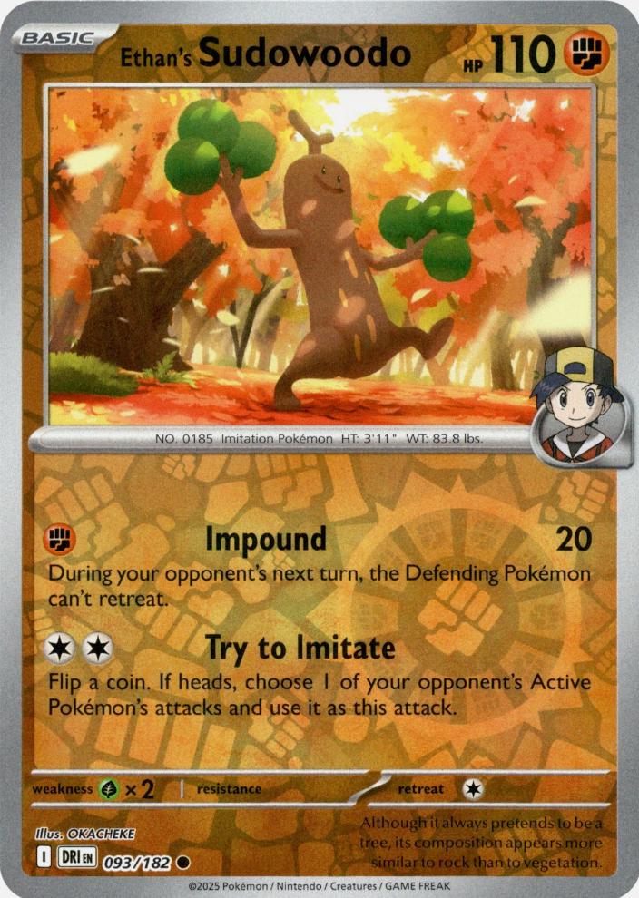 Ethan's Sudowoodo [Reverse Holo]